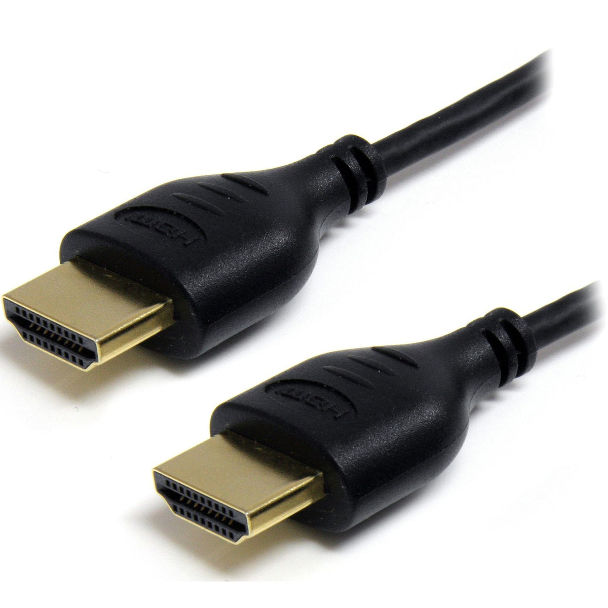 StarTech.com 3ft Slim HDMI Cable, 4K High Speed HDMI Cable with Ethernet, 4K 30Hz UHD HDMI Cord 36AWG, 4K HDMI 1.4 Video/Display Cable - HDMIMM3HSS