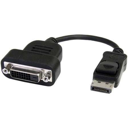 StarTech.com DisplayPort to DVI Adapter, Active DisplayPort to DVI-D Adapter Converter 1080p, DP 1.2 to DVI Adapter, Latching DP Connector - DP2DVIS