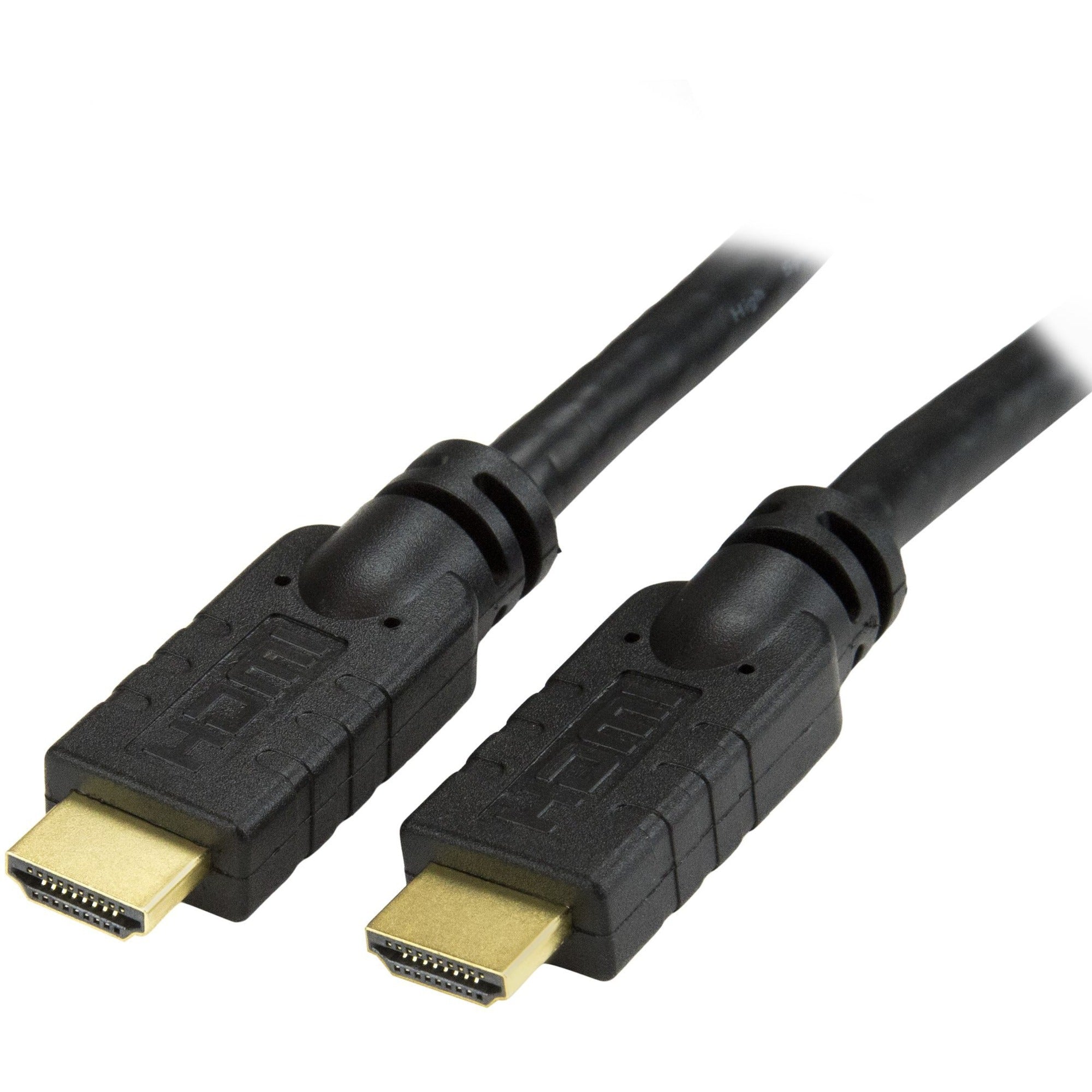 StarTech.com 20ft HDMI Cable, 4K High Speed HDMI Cable with Ethernet, 4K 30Hz UHD HDMI Cord M/M, 4K HDMI 1.4 Video/Display Cable, Black - HDMIMM20HS