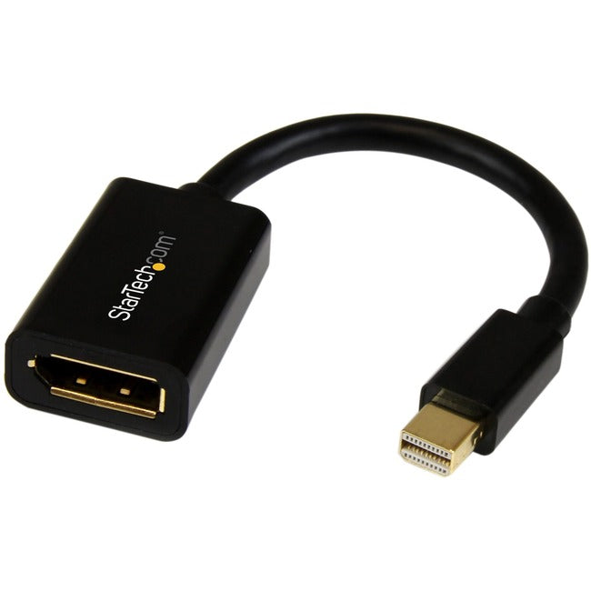 StarTech.com Mini DisplayPort to DisplayPort Adapter, 4K x 2K Video, Ultra HD Mini DP to DP Converter, mDP to DP 1.2 Adapter, Male/Female - MDP2DPMF6IN