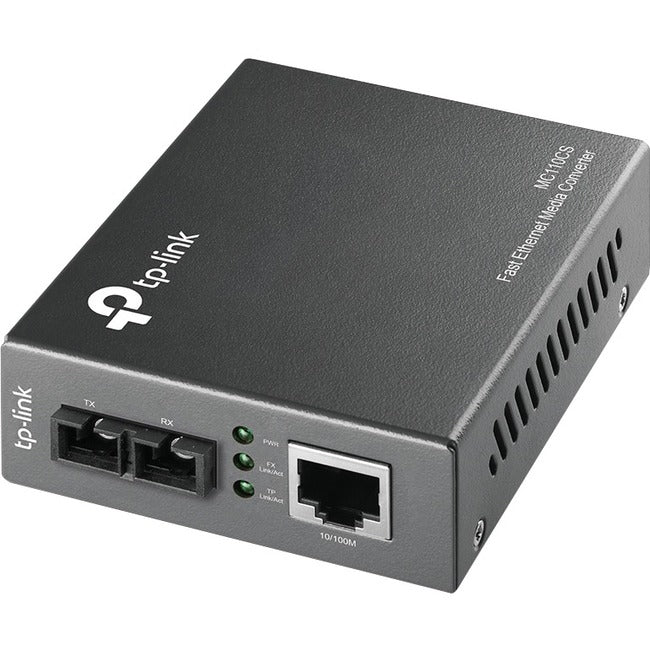 TP-LINK MC110CS - Fast Ethernet SFP to RJ45 Fiber Media Converter - MC110CS