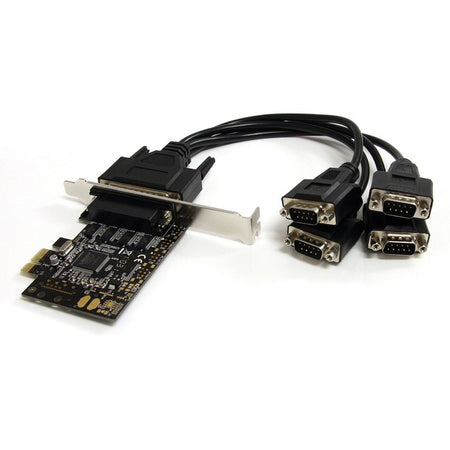 StarTech.com 4 Port PCI Express Serial Card w/ Breakout Cable - PEX4S553B