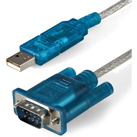 StarTech.com 3ft (91cm) 1-Port USB to RS232 DB9 Serial Adapter Cable, USB to Serial Adapter Cable - M/M - ICUSB232SM3