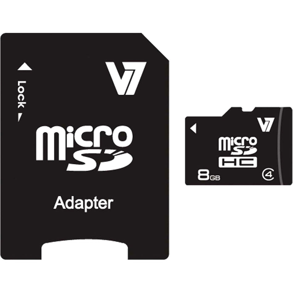 V7 microSDHC - VAMSDH8GCL4R-1N