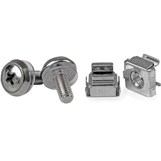 StarTech.com 50 Pkg M5 Mounting Screws and Cage Nuts for Server Rack Cabinet - CABSCREWM5