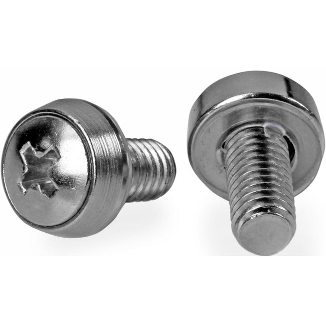 StarTech.com 50 Pkg M6 Mounting Screws for Server Rack Cabinet - CABSCREWSM6