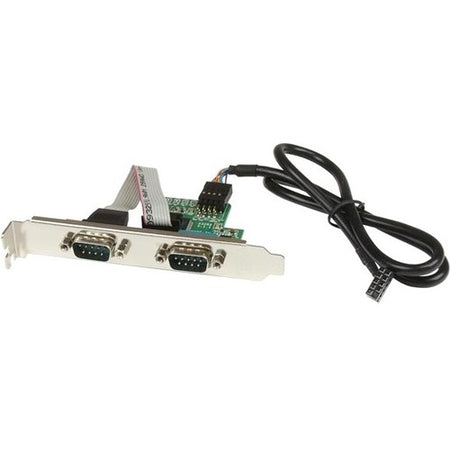 StarTech.com Motherboard Serial Port - Internal - 2 Port - Bus Powered - FTDI USB to Serial Adapter - USB to RS232 Adapter - ICUSB232INT2