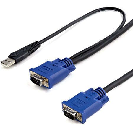 StarTech.com 2-in-1 - Video / USB cable - 4 pin USB Type A, HD-15 (M) - HD-15 (M) - 3.05 m - SVECONUS10