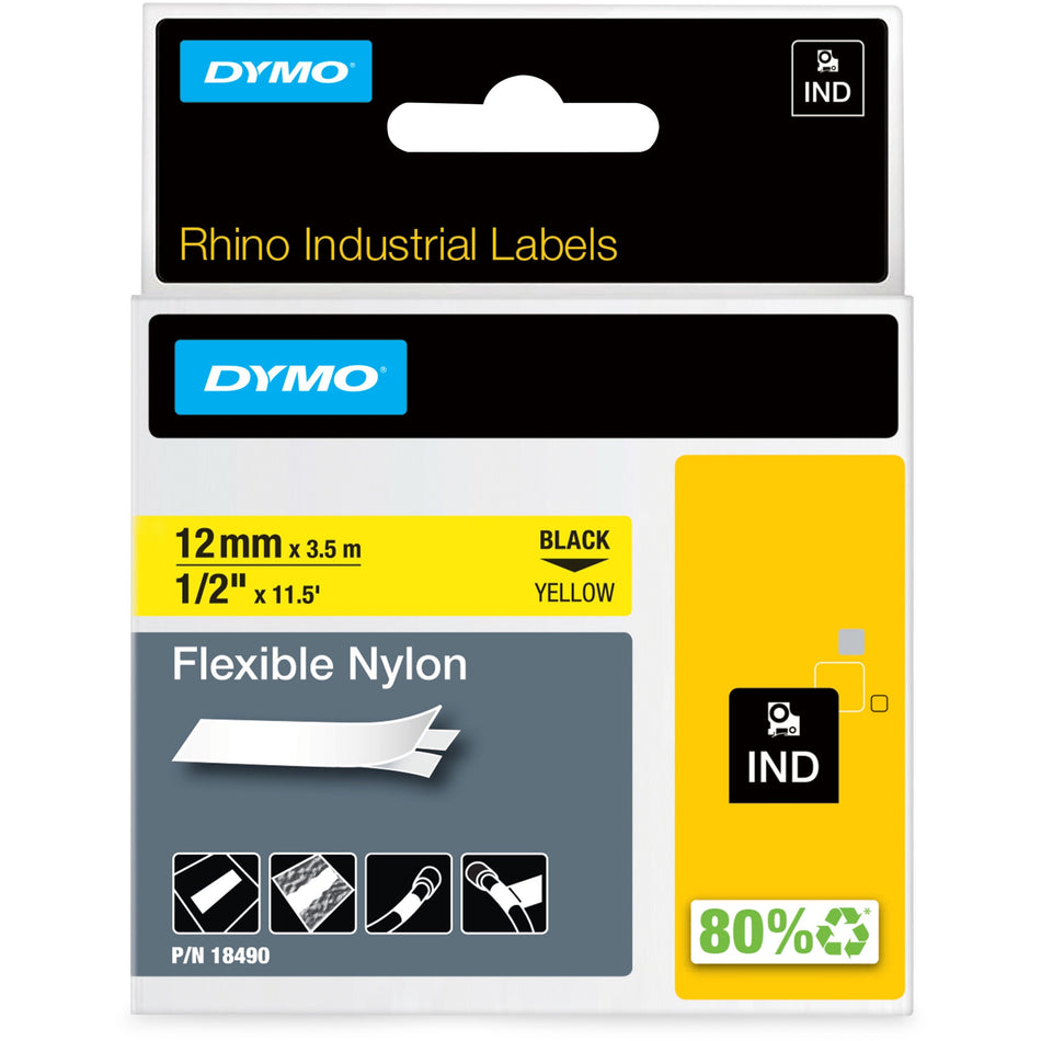 Dymo Rhino Flexible Nylon Labels - 18490