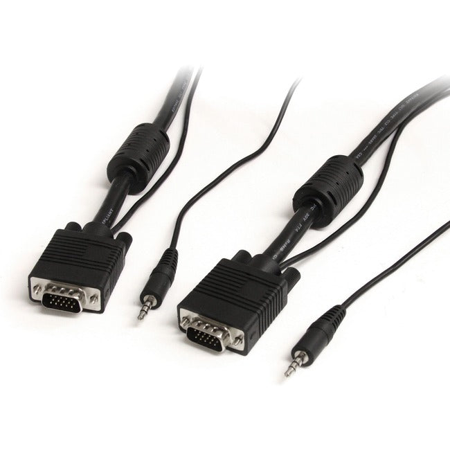 StarTech.com 35 ft Coax High Resolution Monitor VGA Cable with Audio HD15 M/M - MXTHQMM35A