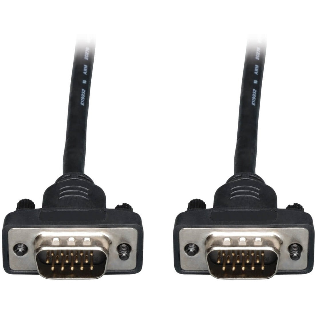 Eaton Tripp Lite Series Low-Profile VGA High-Resolution RGB Coaxial Cable (HD15 M/M), 6 ft. (1.83 m) - P502-006-SM