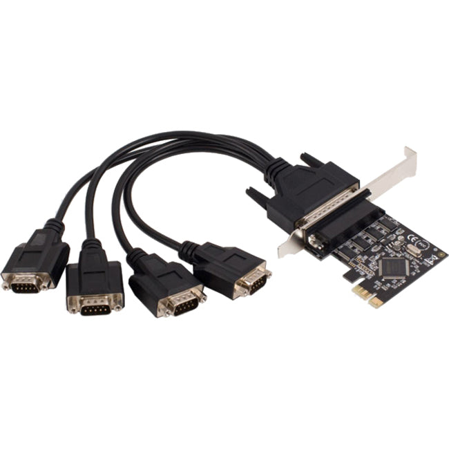 SYBA Multimedia 4-port Serial Adapter - SD-PEX15011.