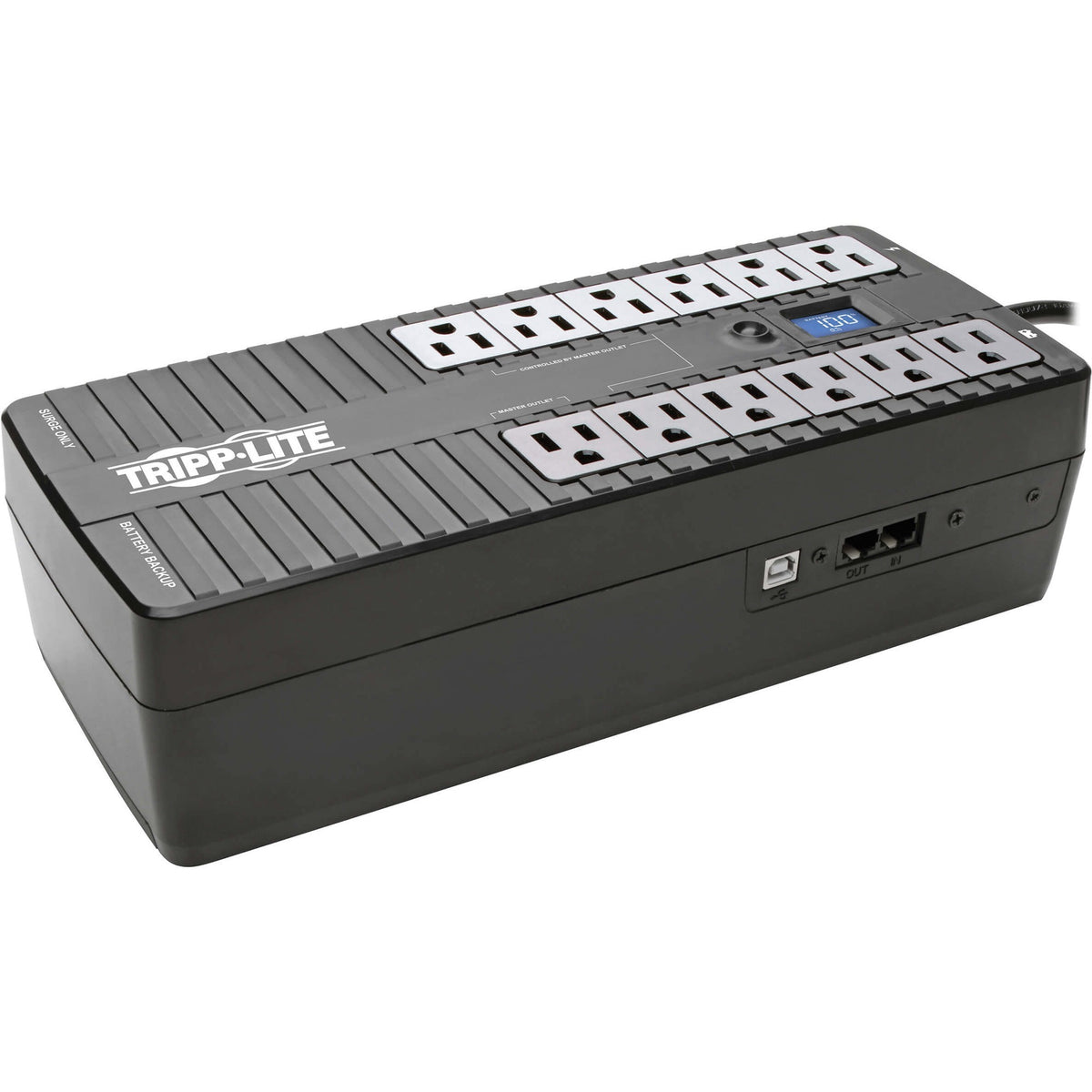 Tripp Lite by Eaton UPS 850VA 425W Standby UPS - 12 NEMA 5-15R Outlets 120V 50/60 Hz USB LCD ENERGY STAR Desktop/Wall - ECO850LCD