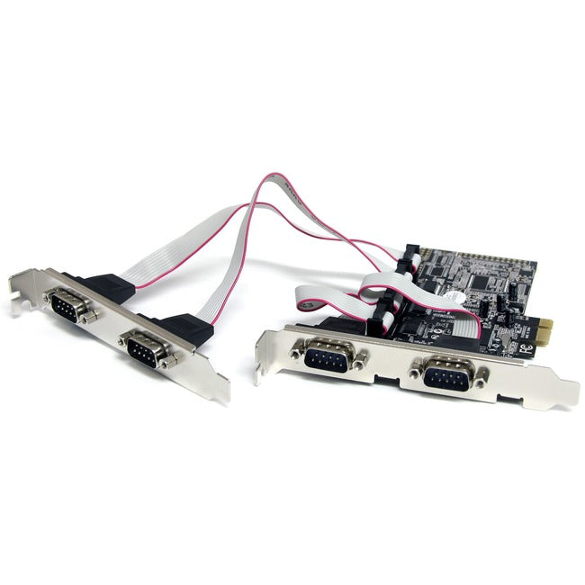 StarTech.com 4 Port PCIe Serial Adapter Card with 16550 - PEX4S553