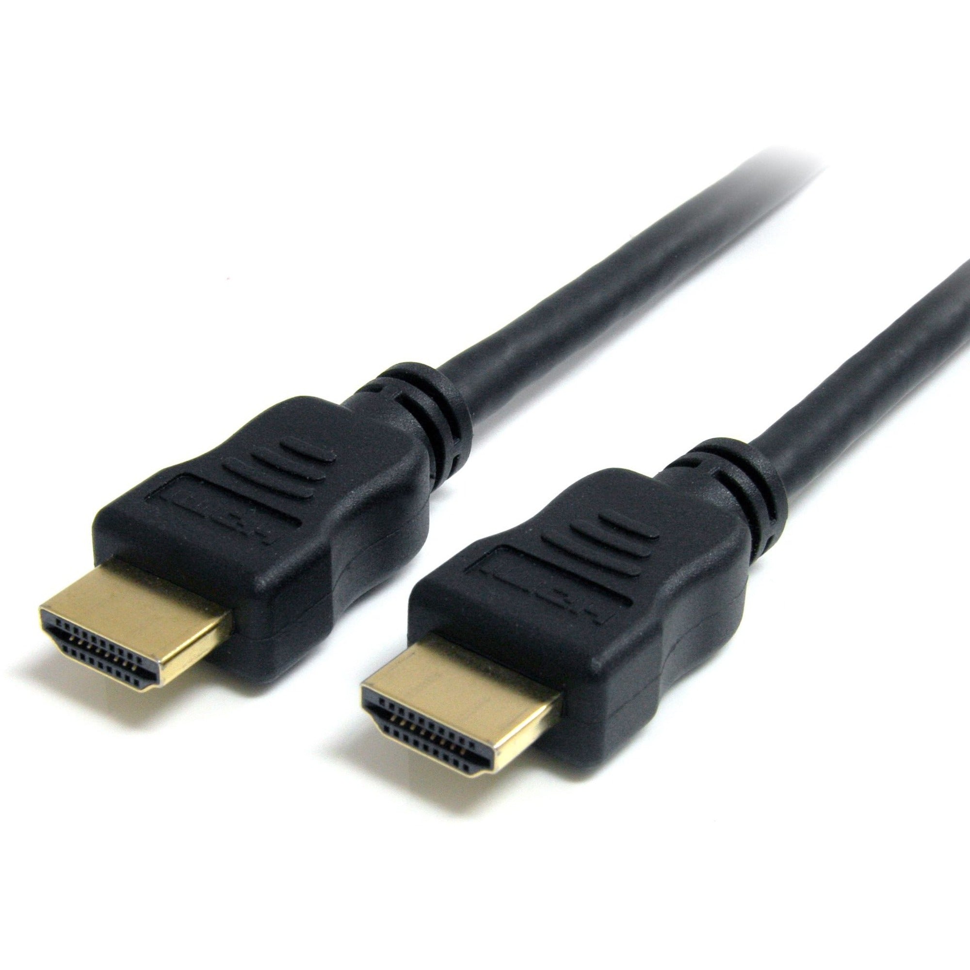StarTech.com 10ft HDMI Cable, 4K High Speed HDMI Cable with Ethernet, 4K 30Hz UHD HDMI Cord M/M, 4K HDMI 1.4 Video/Display Cable, Black - HDMIMM10HS