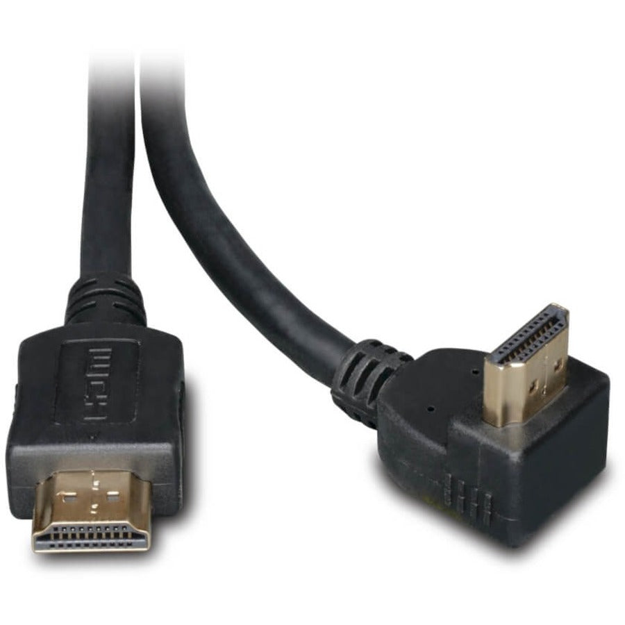 Eaton Tripp Lite Series High-Speed HDMI Cable with 1 Right-Angle Connector, Digital Video with Audio (M/M), 6 ft. (1.83 m) - P568-006-RA