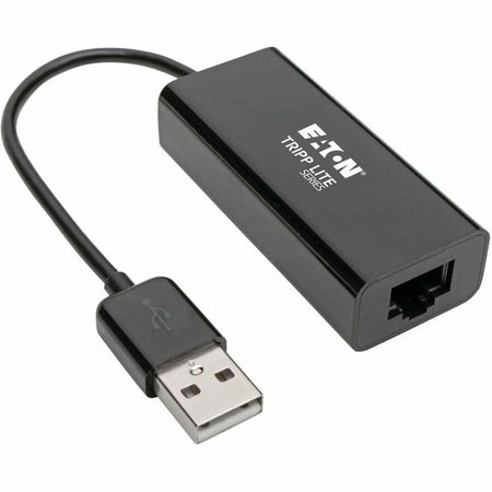 Eaton Tripp Lite Series USB 2.0 Ethernet NIC Adapter - 10/100 Mbps, RJ45, Black - U236-000-R