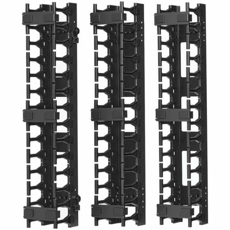 Tripp Lite by Eaton SmartRack 3-in. (7.62 cm) Wide High Capacity Vertical Cable Manager - Double finger duct - SRCABLEVRT3
