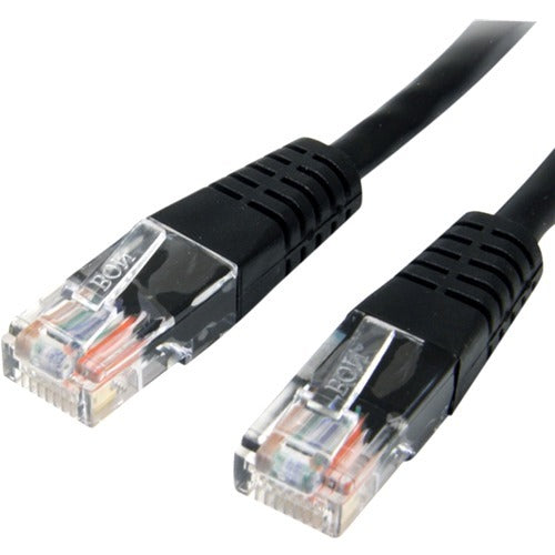 StarTech.com 10ft Black Molded Cat5e UTP Patch Cable - M45PATCH10BK