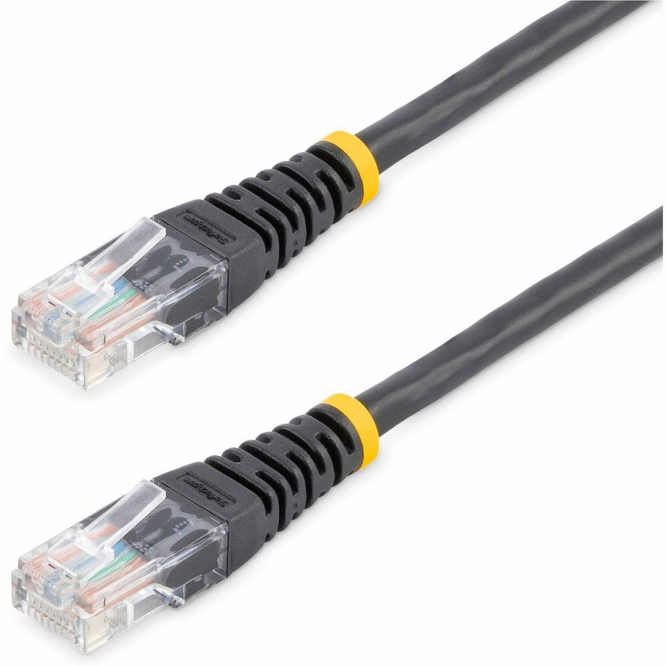 StarTech.com 10ft Black Molded Cat5e UTP Patch Cable - M45PATCH10BK