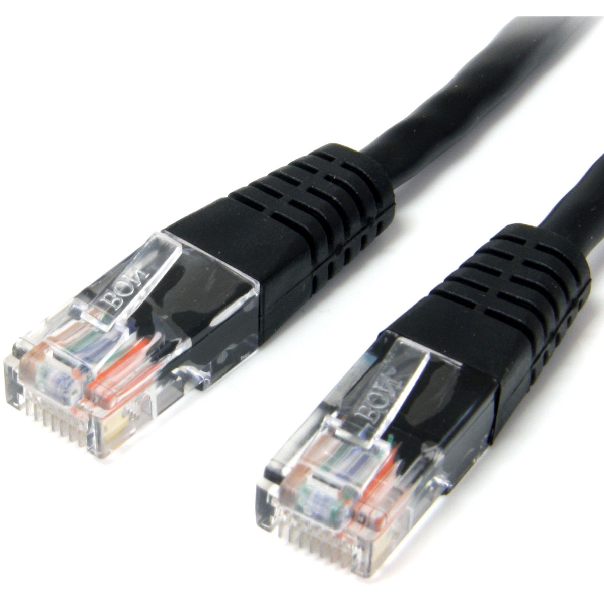 StarTech.com 6 ft Black Molded Cat5e UTP Patch Cable - M45PATCH6BK