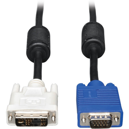 Tripp Lite by Eaton DVI to VGA High-Resolution Adapter Cable with RGB Coaxial (DVI-A to HD15 M/M) 6 ft. (1.8 m) - P556-006
