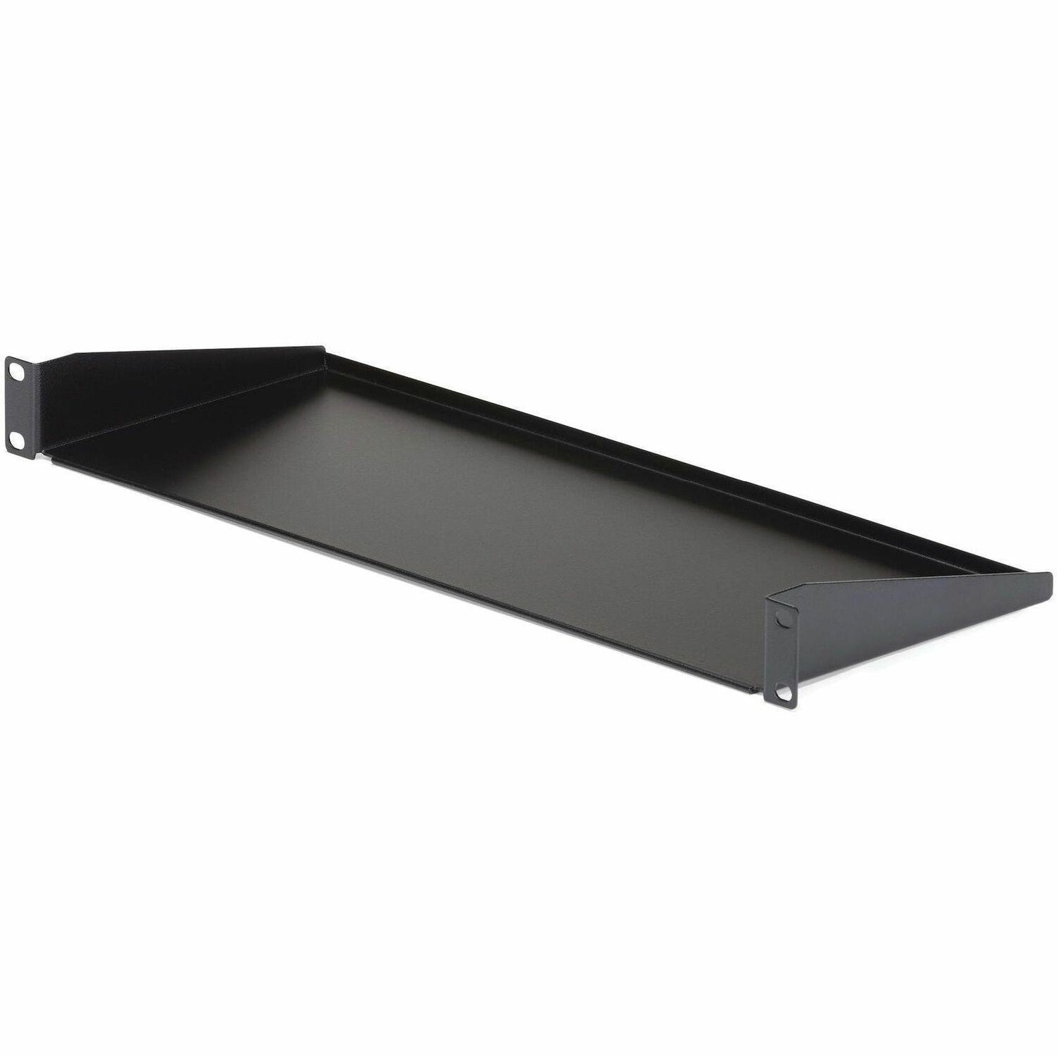 StarTech.com 1U Server Rack Shelf, Universal Rack Mount Cantilever Tray for 19" Network Equipment Rack, Heavy Duty Steel, 7" (17.8cm) Deep - CABSHELF1U