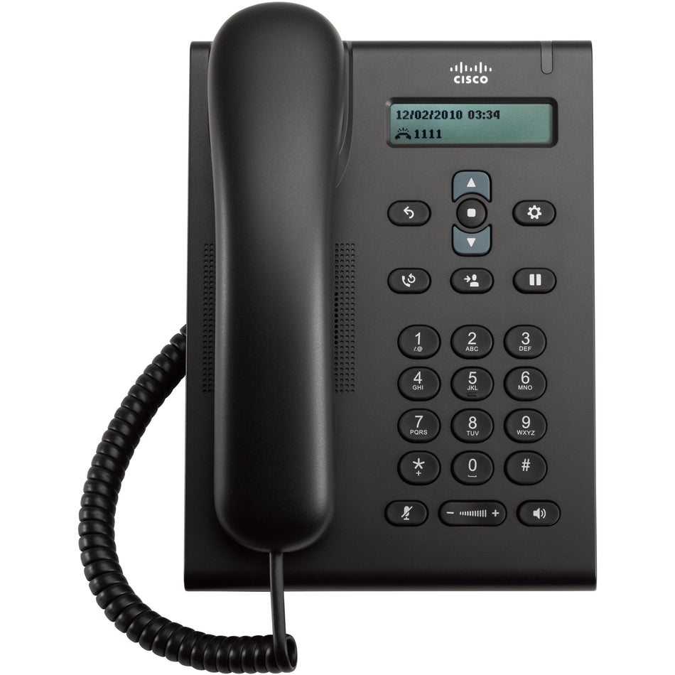 Cisco 3905 IP Phone - Corded - Wall Mountable, Desktop - Charcoal - CP-3905=