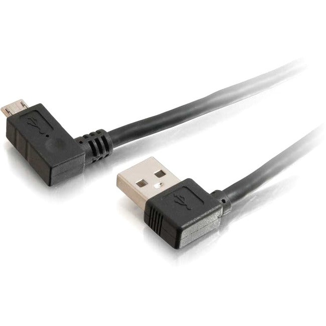 C2G 3m USB A to Micro-USB B Cable with Right Angeled Connectors-USB 2.0 10ft - 28115