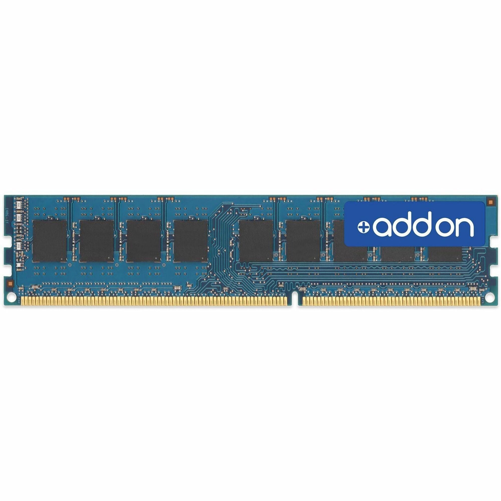 AddOn Lenovo&reg; 67Y2607 Compatible Factory Original 4GB DDR3-1333MHz Unbuffered ECC Dual Rank 1.5V 240-pin CL9 UDIMM - 67Y2607-AM