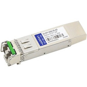 AddOn Juniper Networks EX-SFP-10GE-ER Compatible TAA Compliant 10GBase-ER SFP+ Transceiver (SMF, 1550nm, 40km, LC, DOM) - EX-SFP-10GE-ER-AO