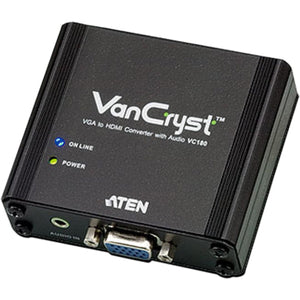 ATEN VGA to HDMI Converter with Audio-TAA Compliant - VC180