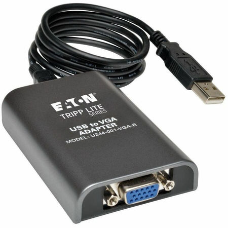 Eaton Tripp Lite Series USB 2.0 to VGA Dual-Monitor Adapter, 128 MB SDRAM, 1920 x 1080 (1080p) @ 60 Hz - U244-001-VGA-R