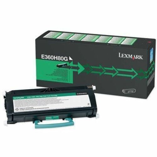 Lexmark High Yield Laser Toner Cartridge - Black - 1 Pack - E360H80G