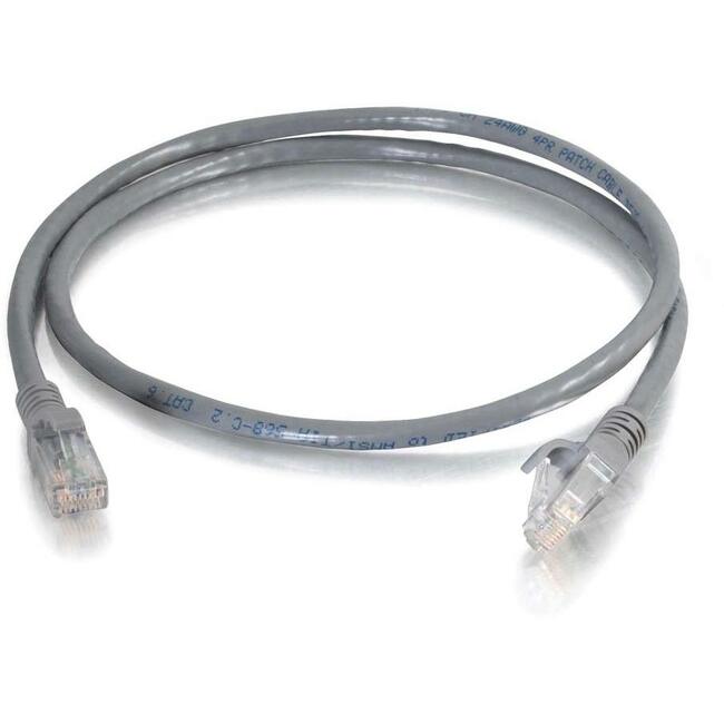 C2G 1 ft Cat6 Snagless UTP Unshielded Network Patch Cable (TAA) - Gray - 10301