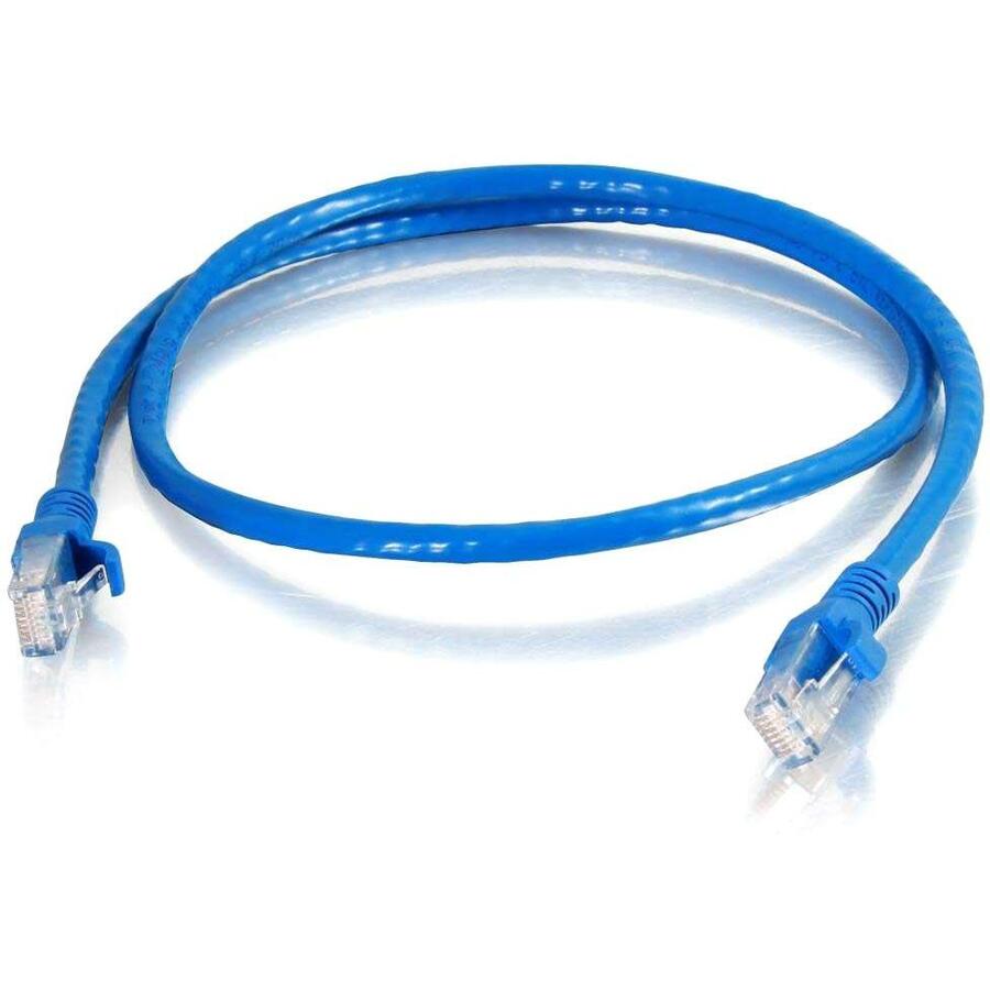 C2G 1ft Cat6 Snagless Unshielded (UTP) Ethernet Cable - Cat6 Network Patch Cable - PoE - TAA Compliant - Blue - 10312