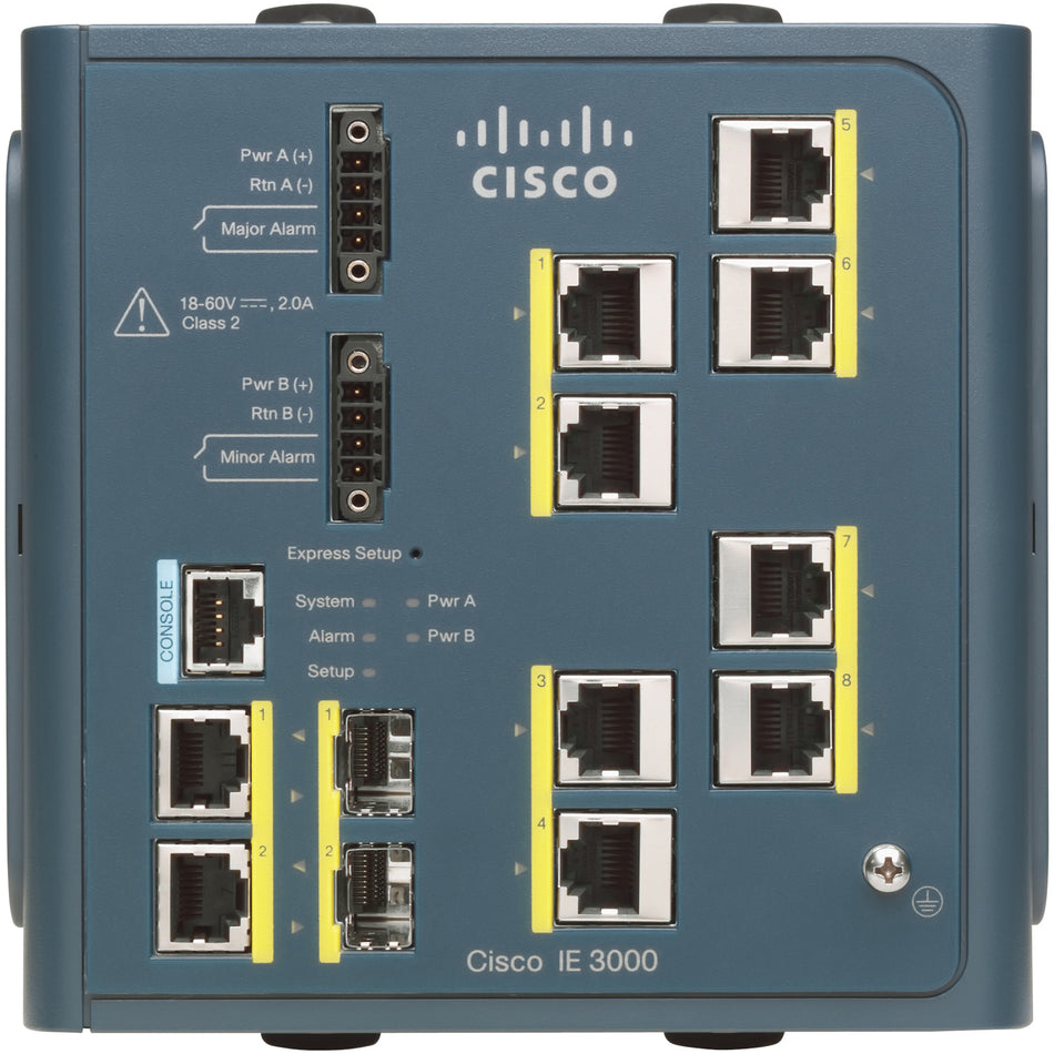 Cisco IE-3000 Ethernet Switch - IE-3000-8TC-RF