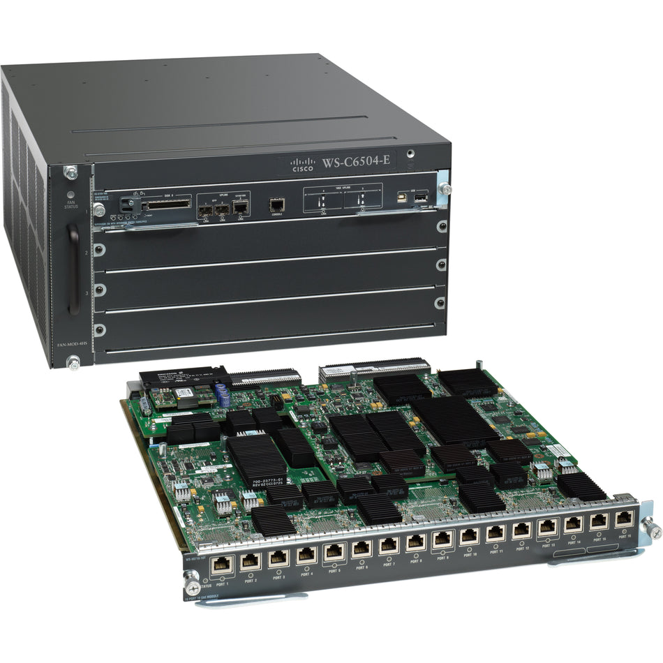 Cisco Catalyst 6504-E Switch Chassis - VS-C6504E-SUP2T