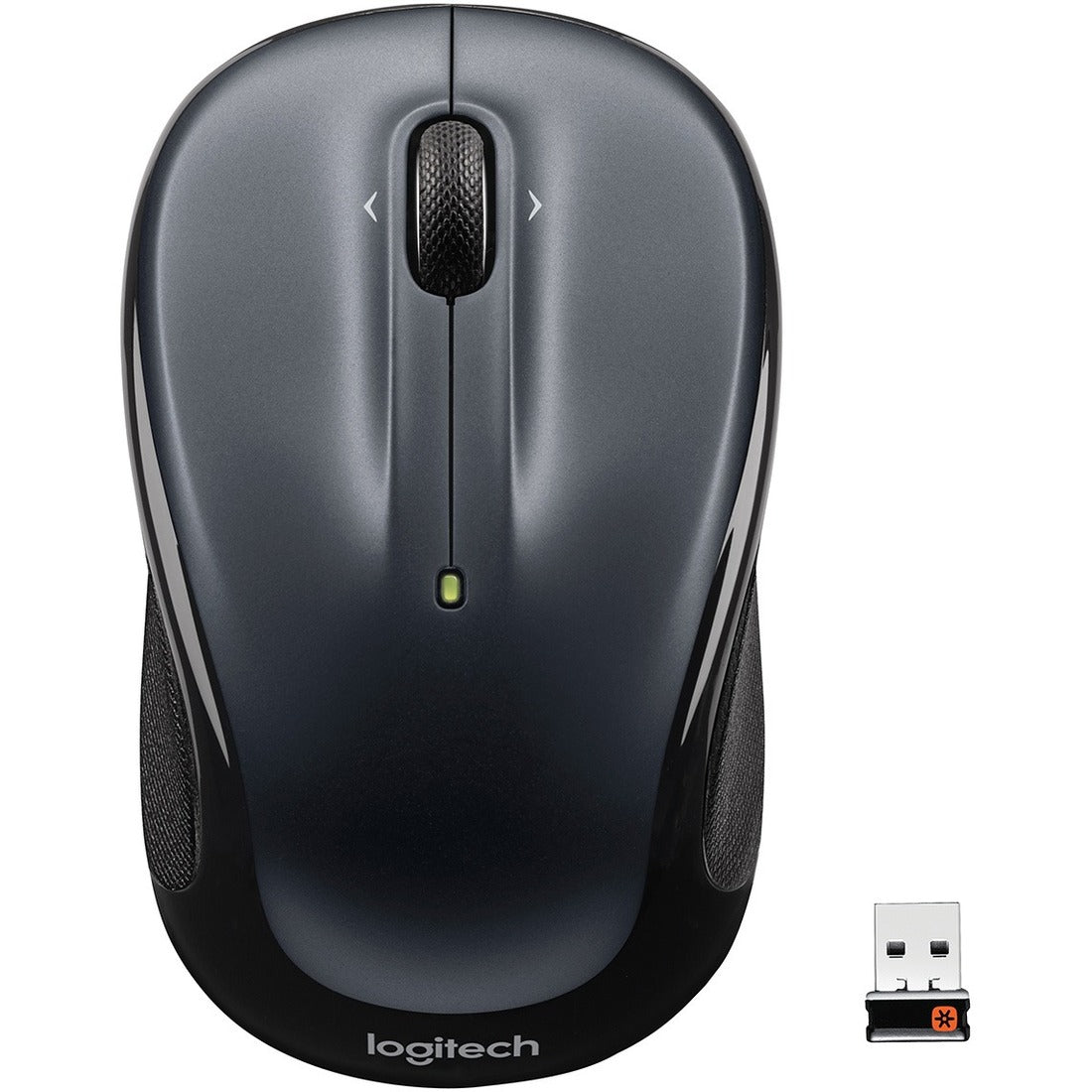 Logitech M325 Wireless Mouse, 2.4 GHz with USB Unifying Receiver, 1000 DPI Optical Tracking, 18-Month Life Battery, PC / Mac / Laptop / Chromebook (DARK SILVER) - 910002136