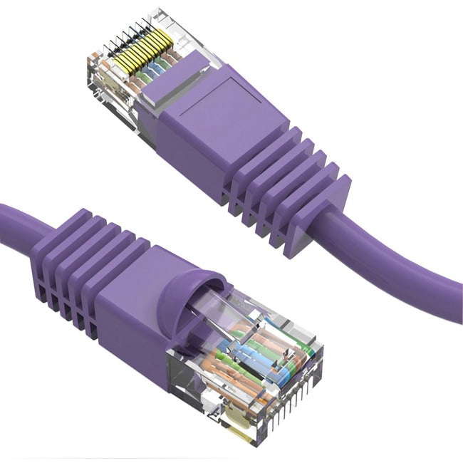 Axiom 2FT CAT6 550mhz Patch Cable Molded Boot (Purple) - C6MB-P2-AX