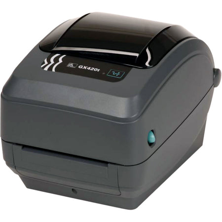 Zebra GX420t Desktop Direct Thermal/Thermal Transfer Printer - Monochrome - Label Print - Fast Ethernet - USB - Serial - GX42-102411-000