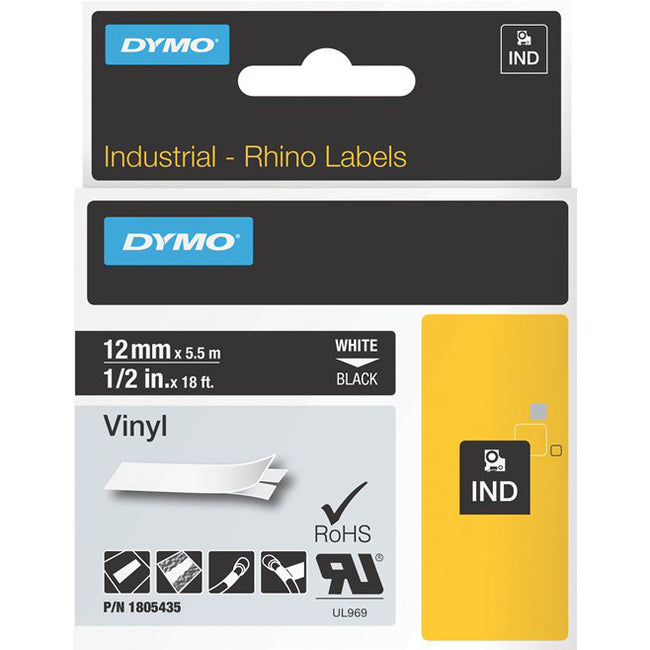 Dymo White on Black Color Coded Label - 1805435