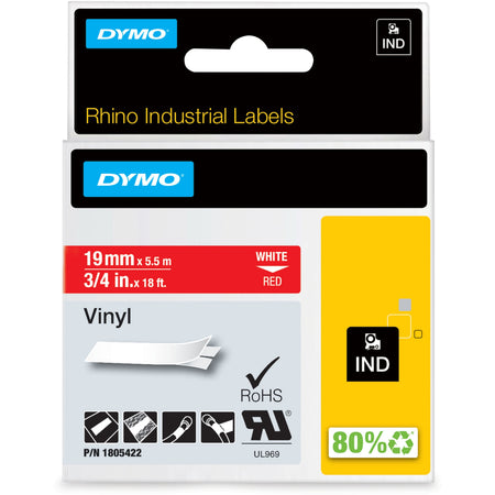 Dymo Colored 3/4" Vinyl Label Tape - 1805422