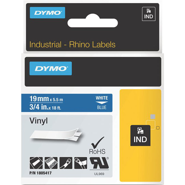 Dymo White on Blue Color Coded Label - 1805417