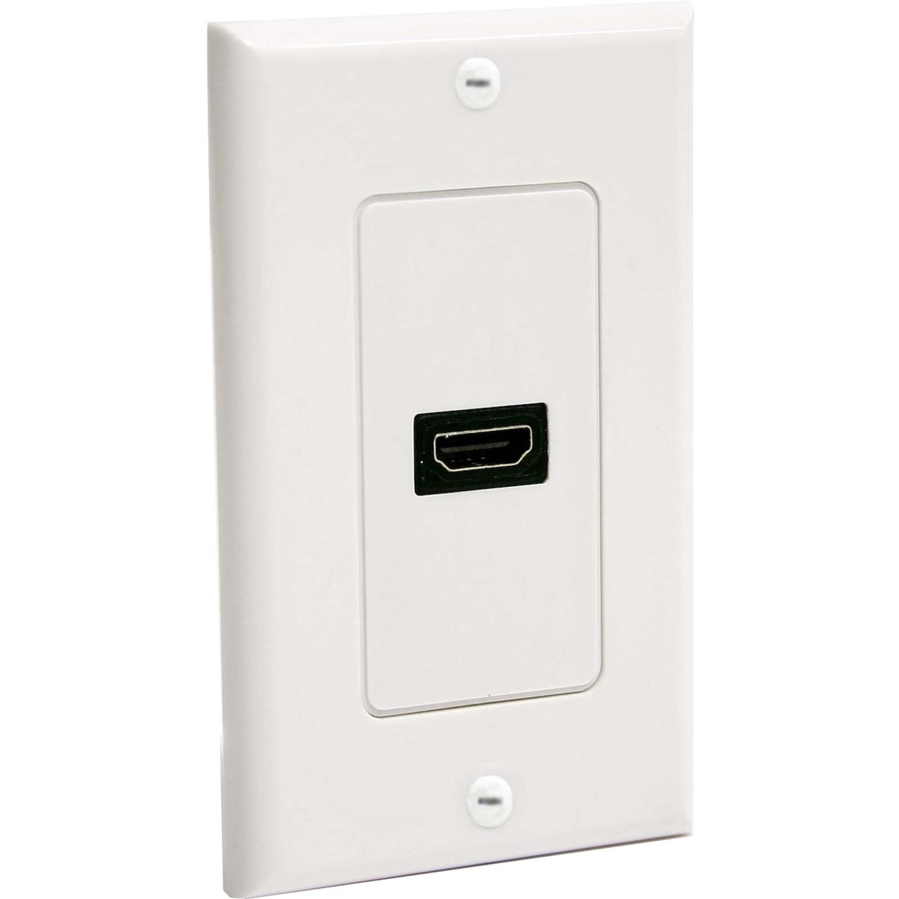 StarTech.com Single Outlet Female HDMIÂ&reg; Wall Plate White - HDMIPLATE