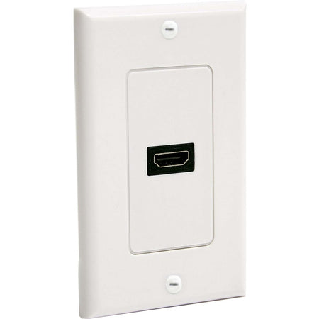 StarTech.com Single Outlet Female HDMIÂ&reg; Wall Plate White - HDMIPLATE