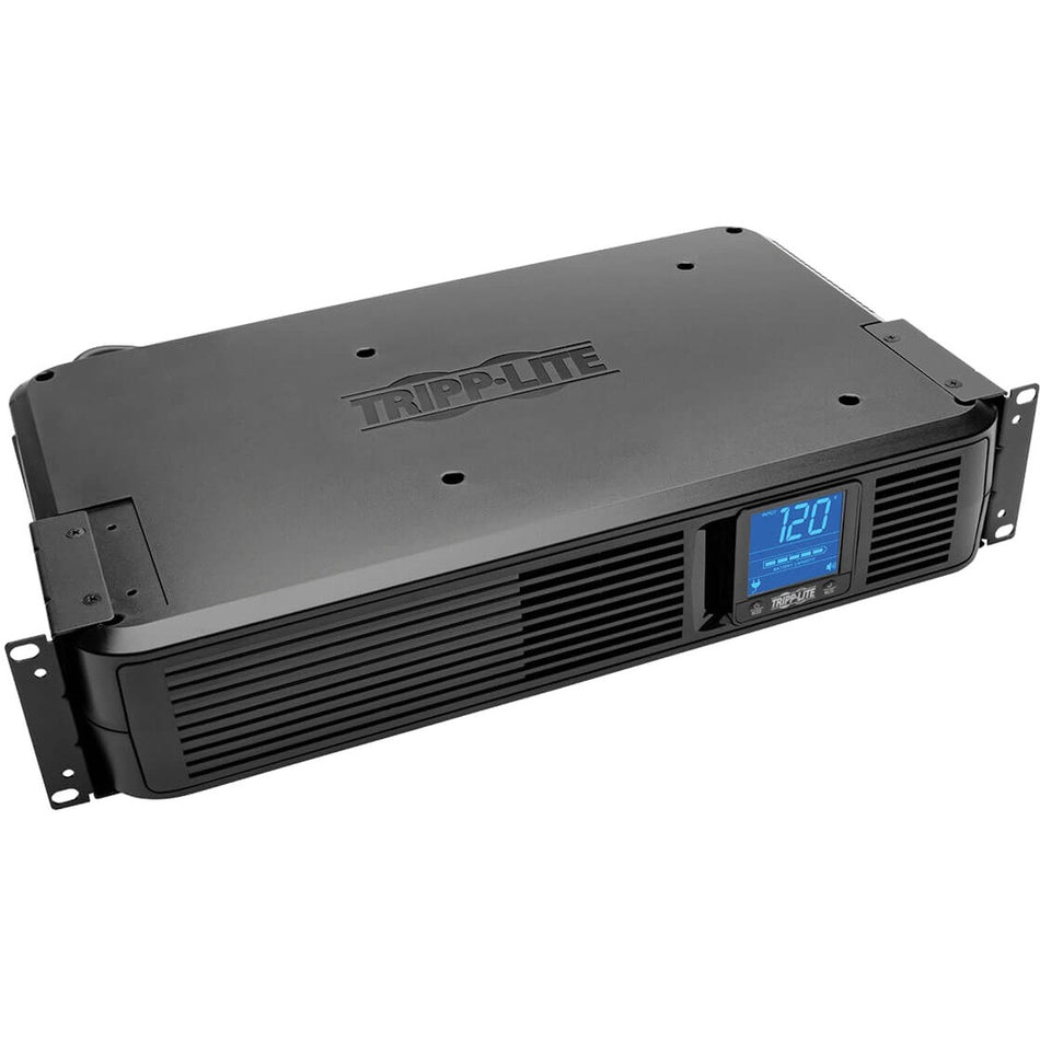Tripp Lite by Eaton UPS SmartPro LCD 120V 1500VA 900W Line-Interactive UPS AVR Extended Runtime 2U Rack/Tower LCD USB DB9 8 Outlets - SMART1500LCDXL