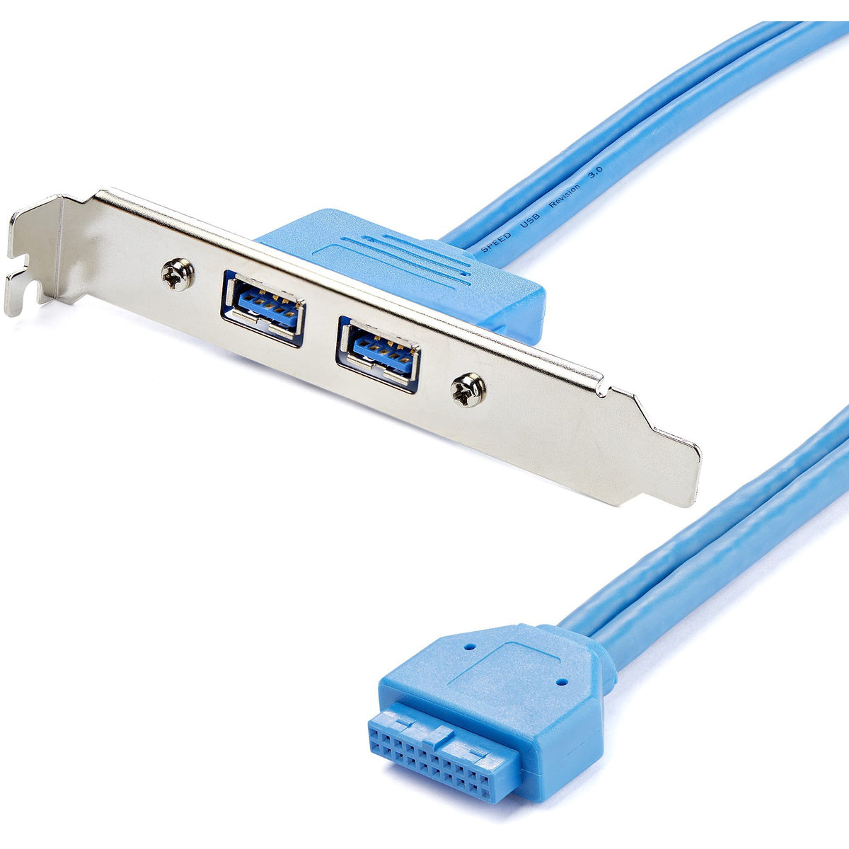 StarTech.com 2 Port USB 3.0 (5Gbps) A Female Slot Plate Adapter - USB3SPLATE