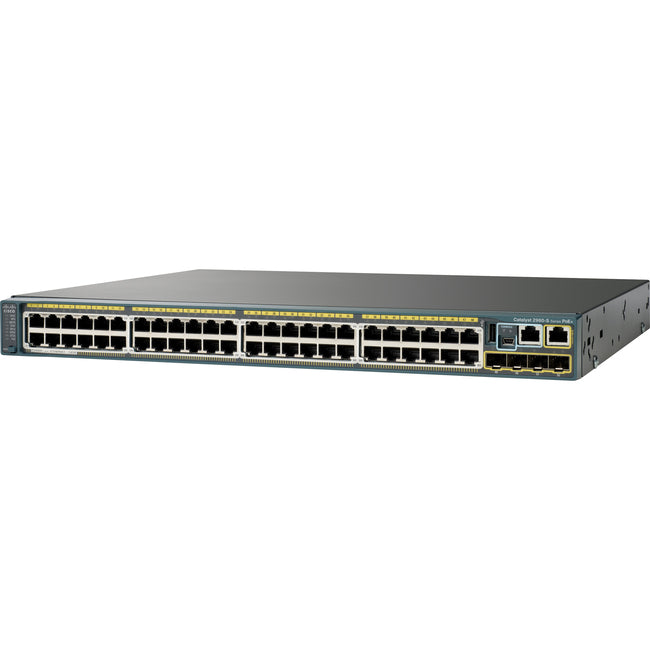 Cisco Catalyst 2960-48PST-S Ethernet Switch - WS-C2960-48PSTS-RF