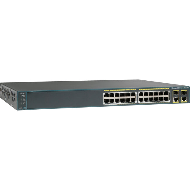 Cisco Catalyst 2960-24PC-S Ethernet Switch - WS-C2960-24PC-S-RF